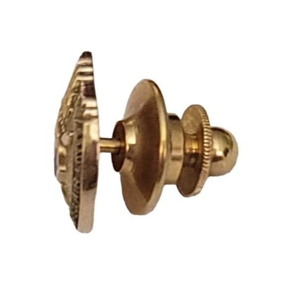 10k Yellow Gold United Air Lines Service Lapel Tie Pin - Picture 5 of 8